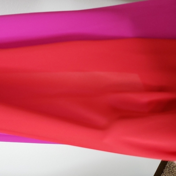 NEW Alex Marie Kensley Criss Cross Halter Gown Fuchsia Pink Goddess Castlecore - Picture 5 of 16